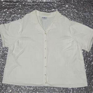 White Stag Women's White Knit Top